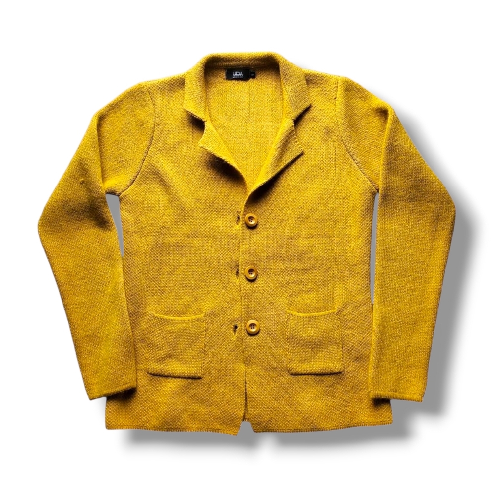 Mustard Wool Cardigan